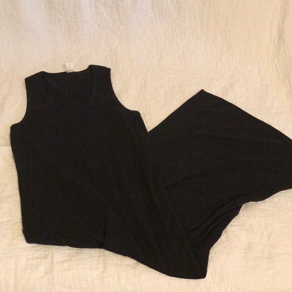 Cute strapless black maxi dress